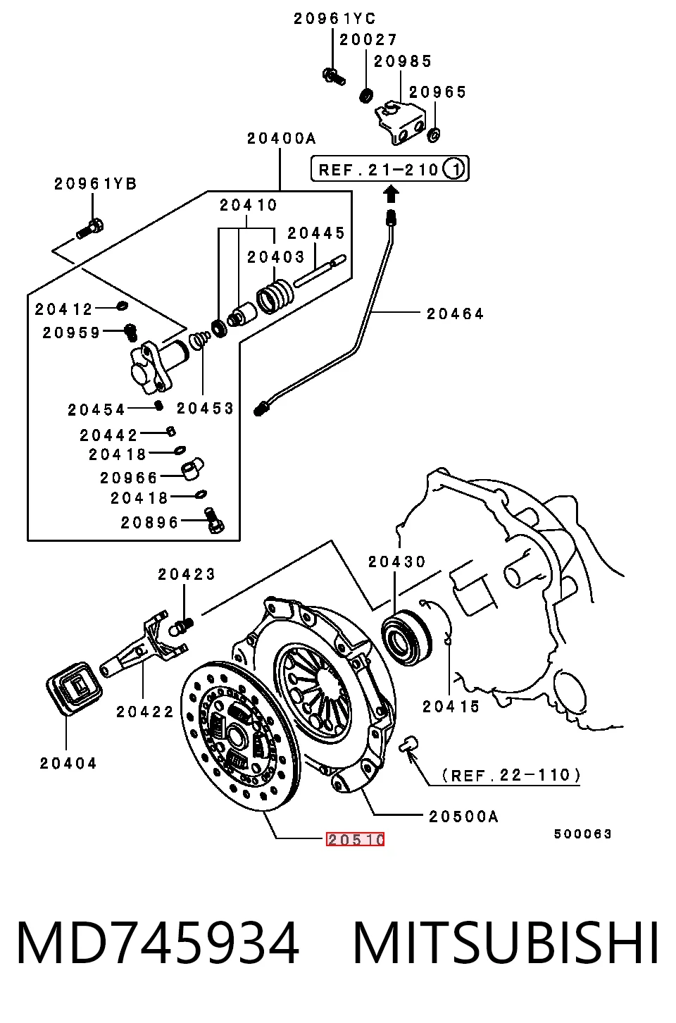 MD745934 Mitsubishi