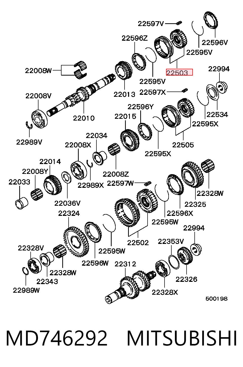 MD746292 Mitsubishi