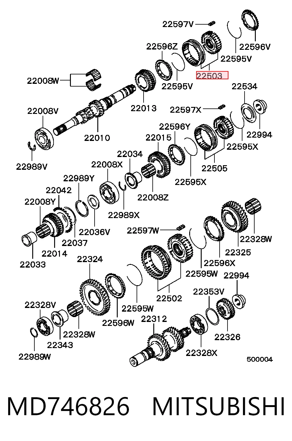 MD746826 Mitsubishi