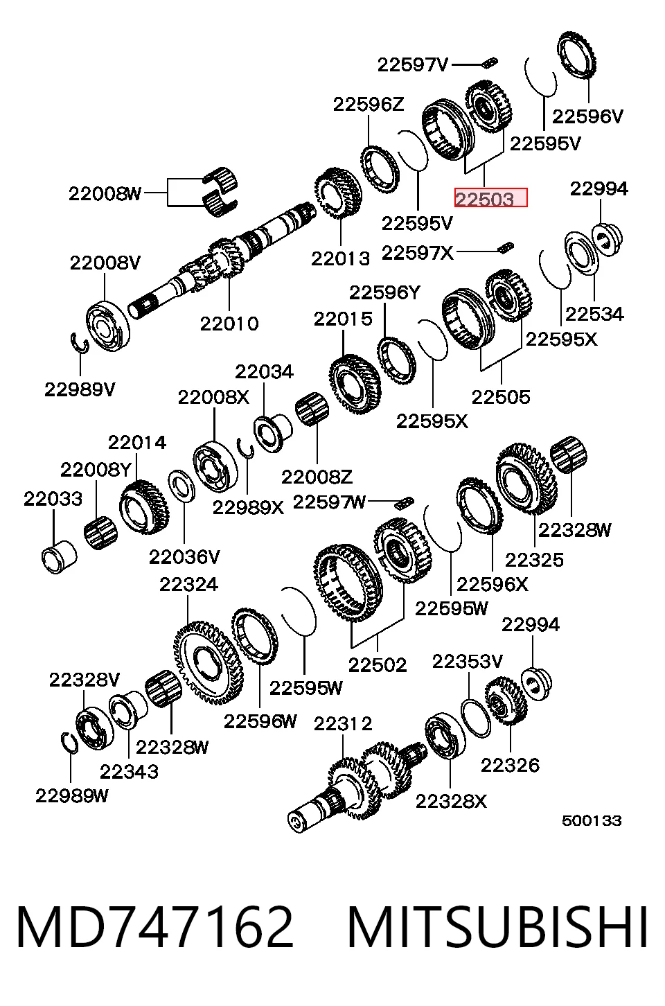 MD747162 Mitsubishi