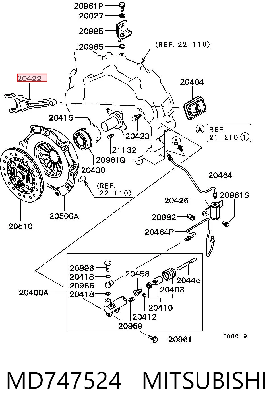 MD747524 Mitsubishi