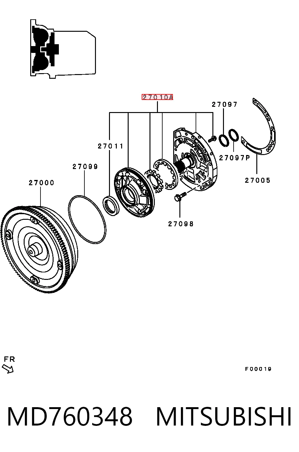 MD760348 Mitsubishi