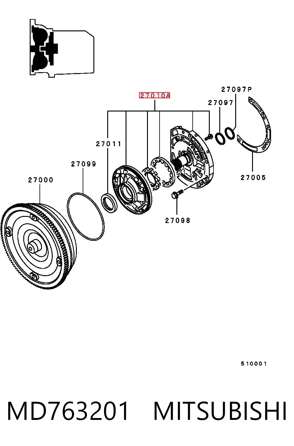 MD763201 Mitsubishi
