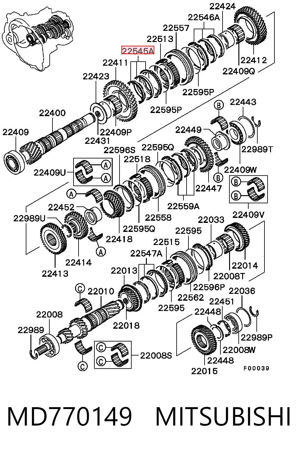 MD770149 Mitsubishi