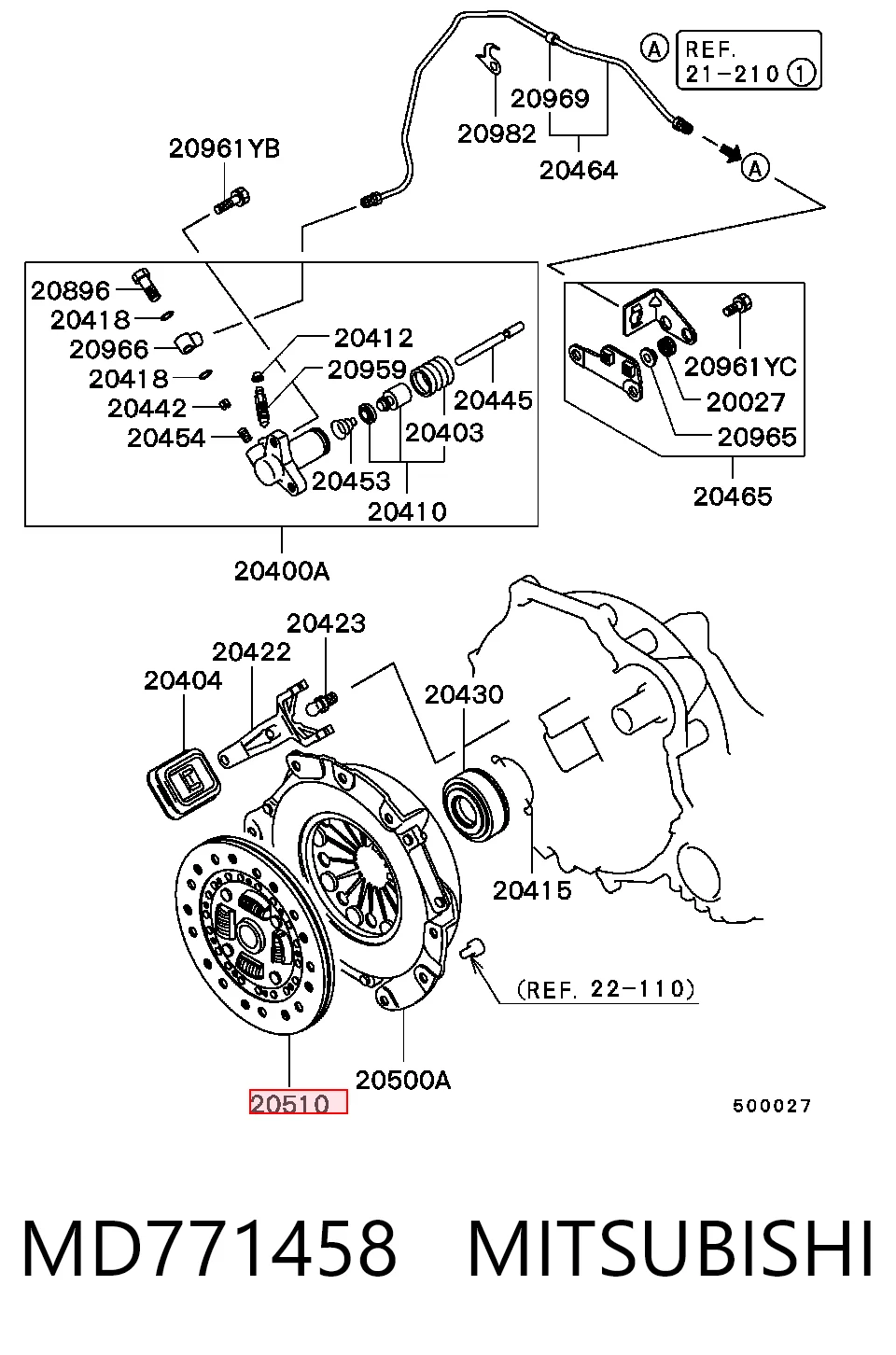 Disco de embraiagem para Mitsubishi Eclipse D22A, D27A