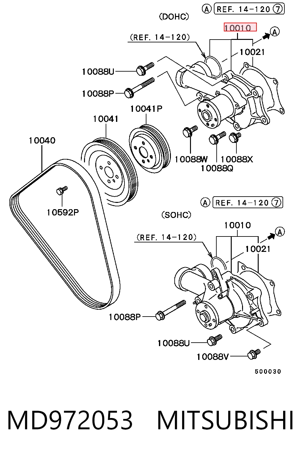 MD972053 Mitsubishi