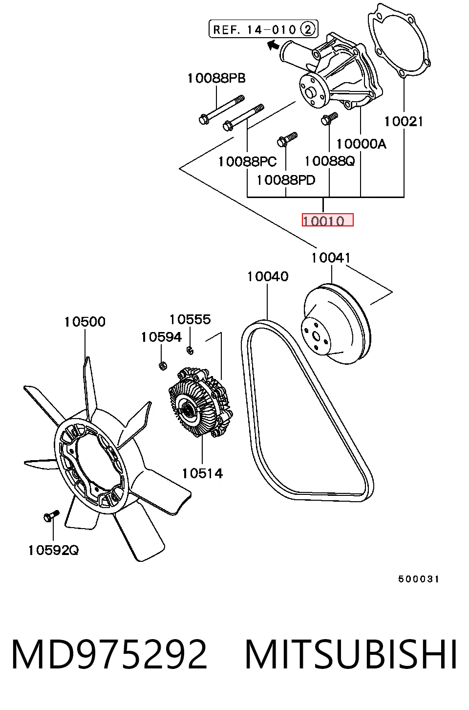 MD975292 Mitsubishi