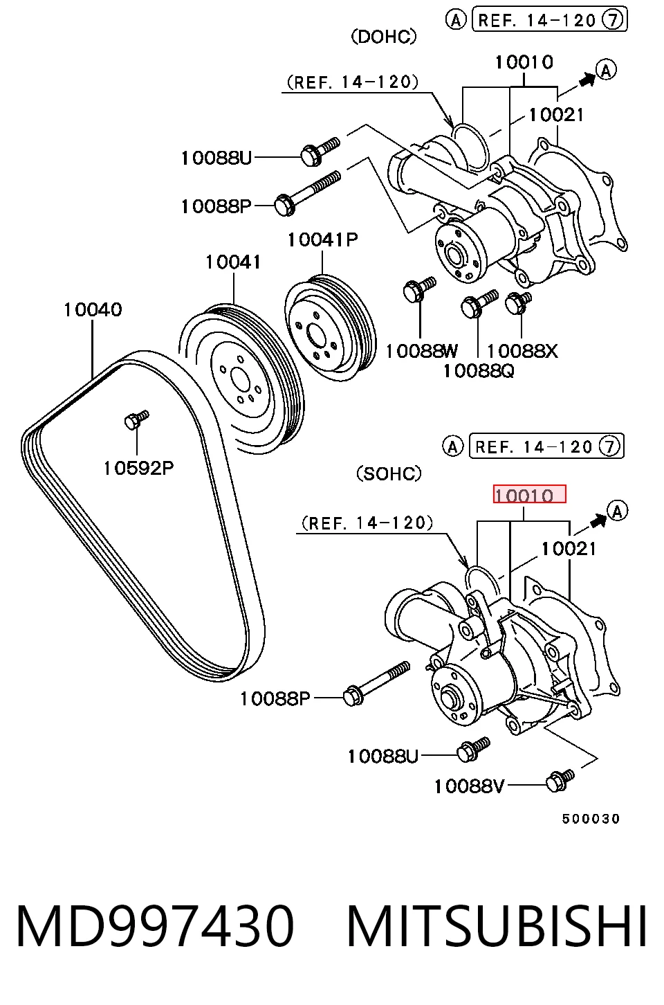MD997430 Mitsubishi