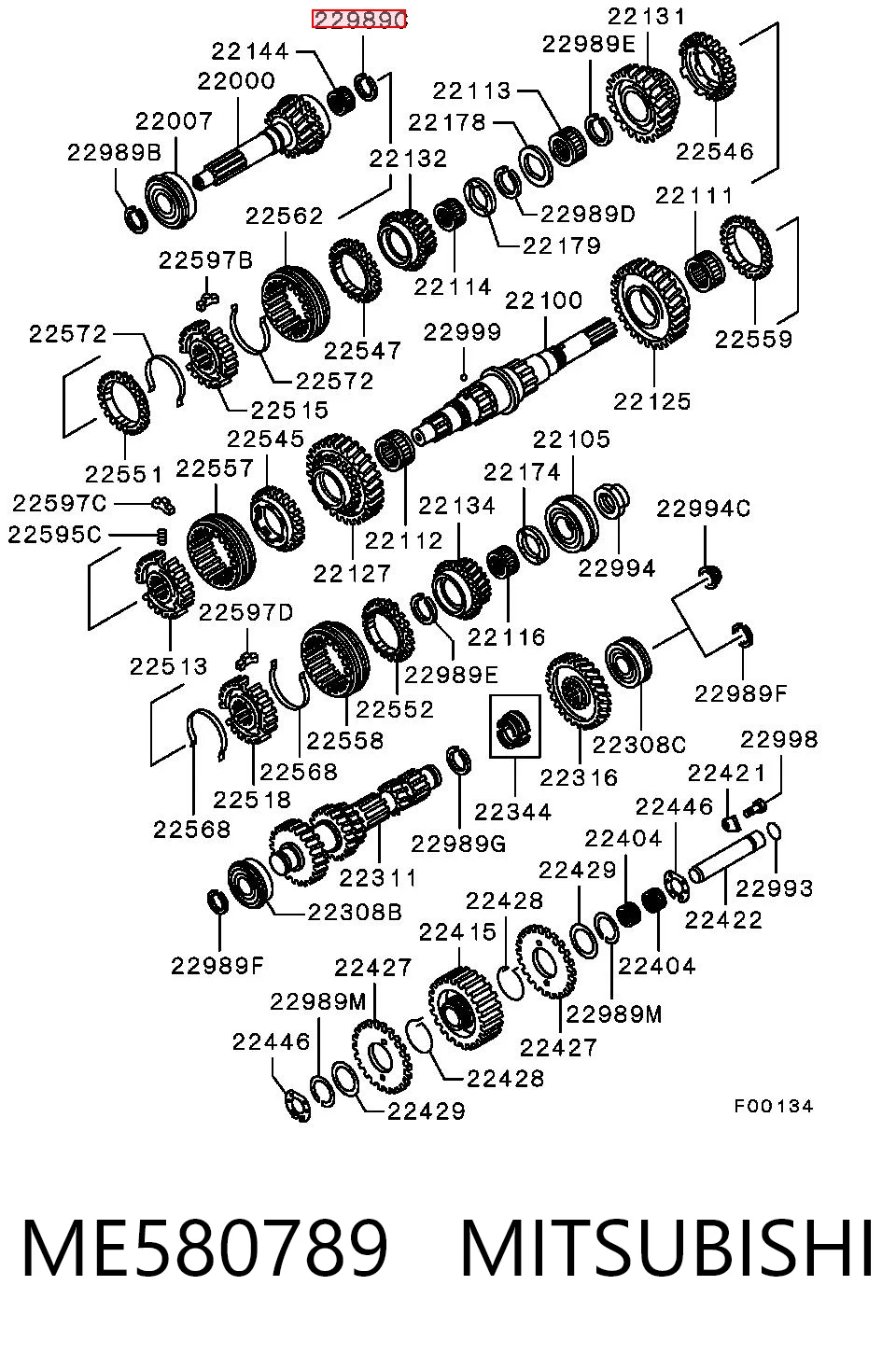 ME580789 Mitsubishi