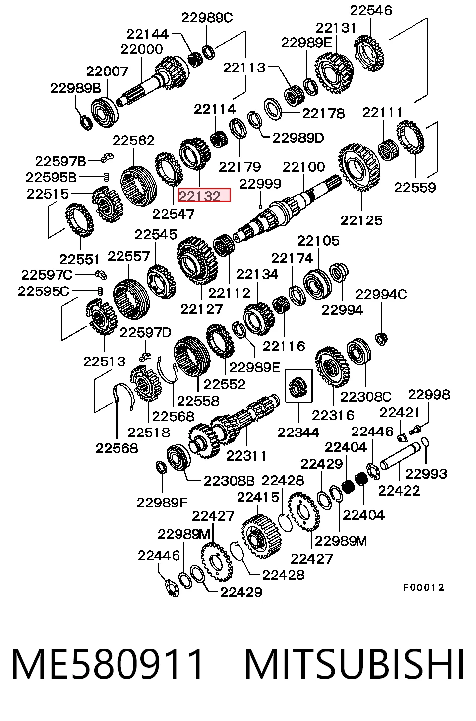 ME580911 Mitsubishi