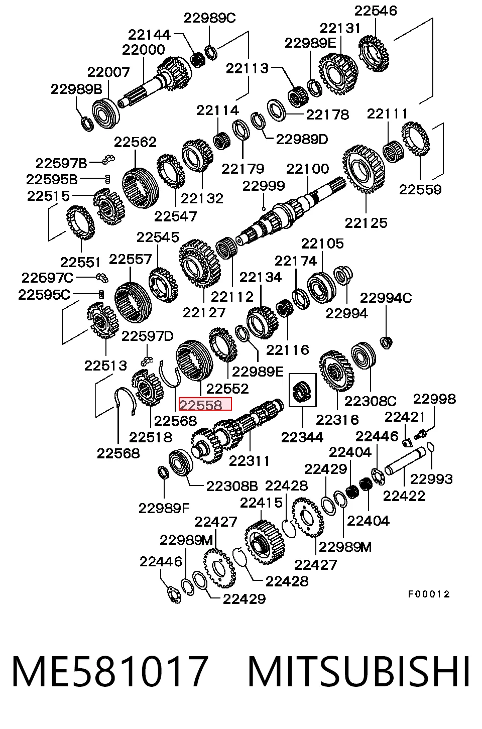 ME581017 Mitsubishi