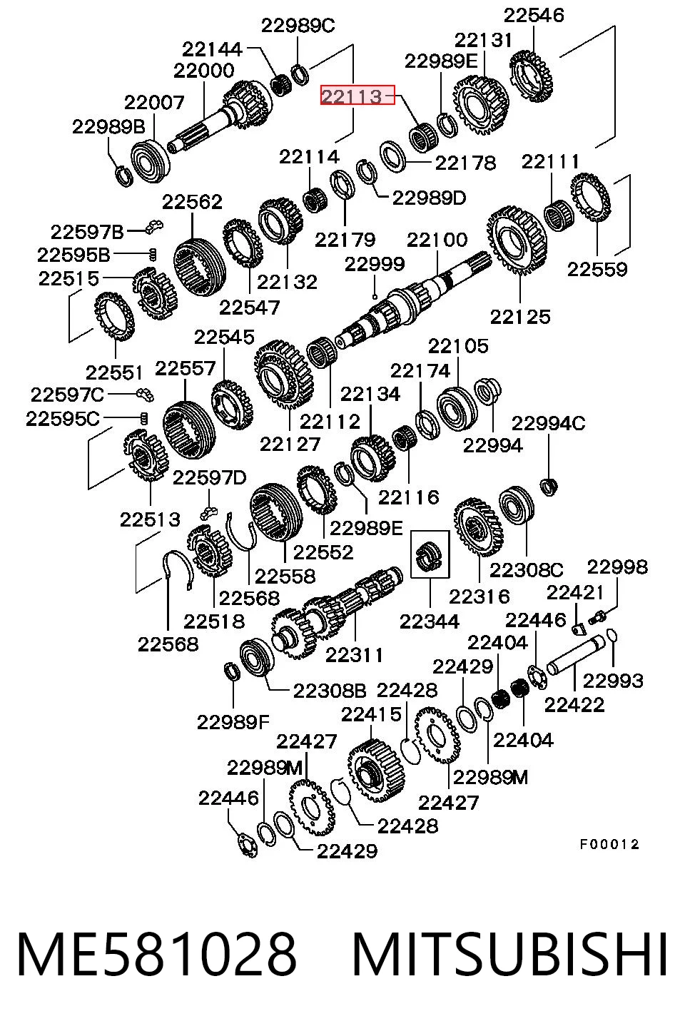 ME581028 Mitsubishi