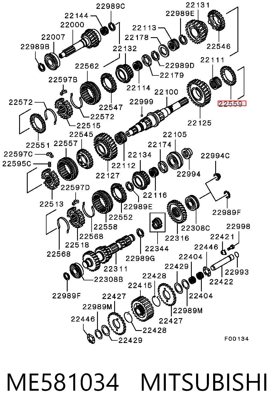 ME581034 Mitsubishi