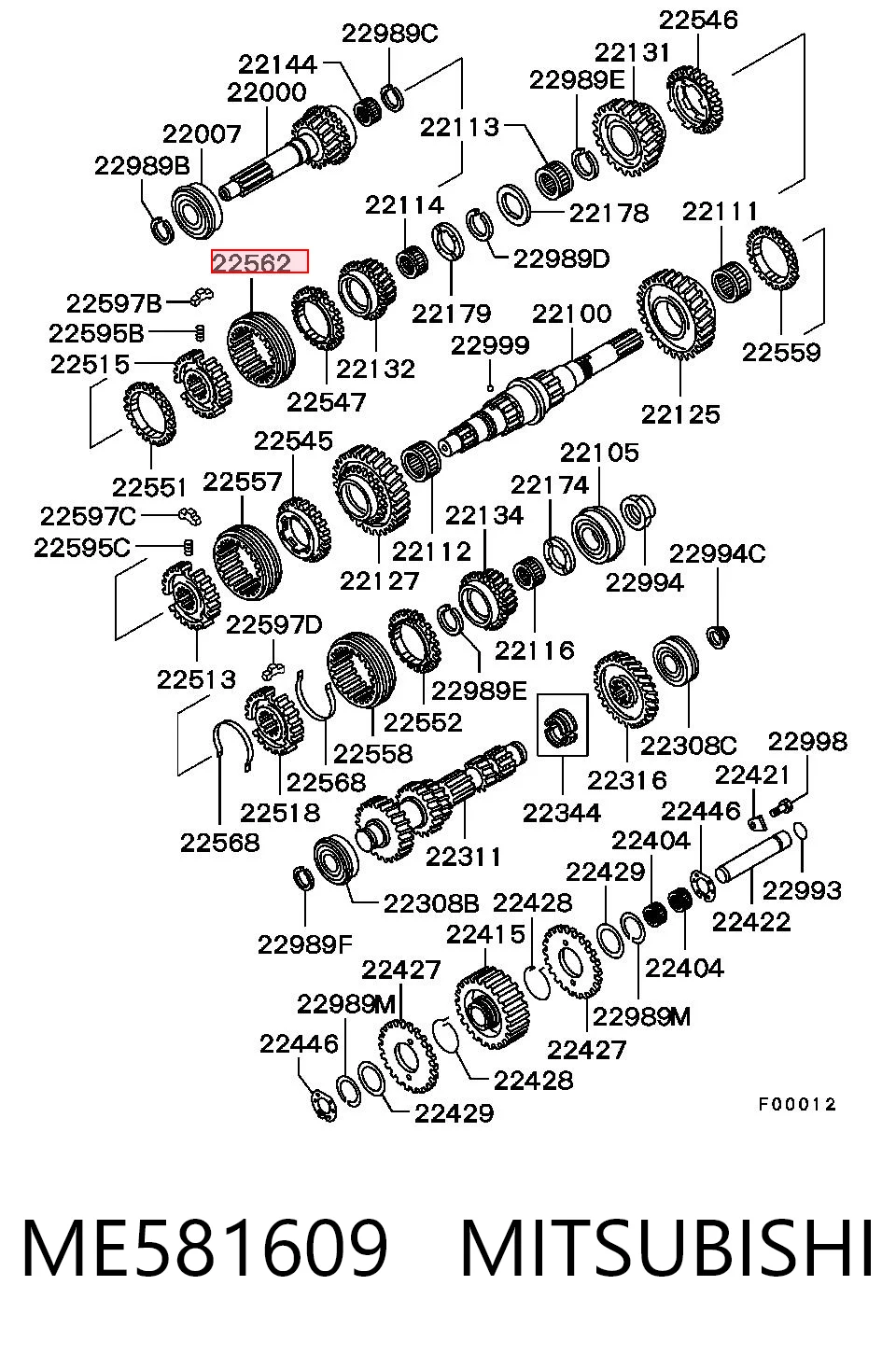 ME581609 Mitsubishi