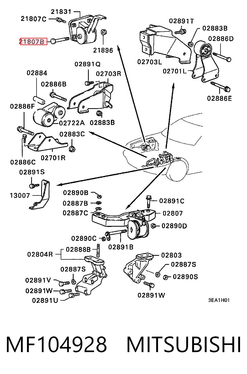 MF104928 Mitsubishi