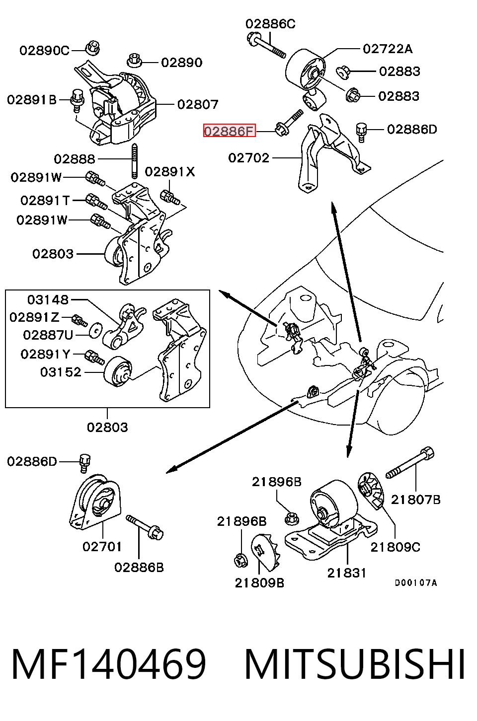 MF140469 Mitsubishi