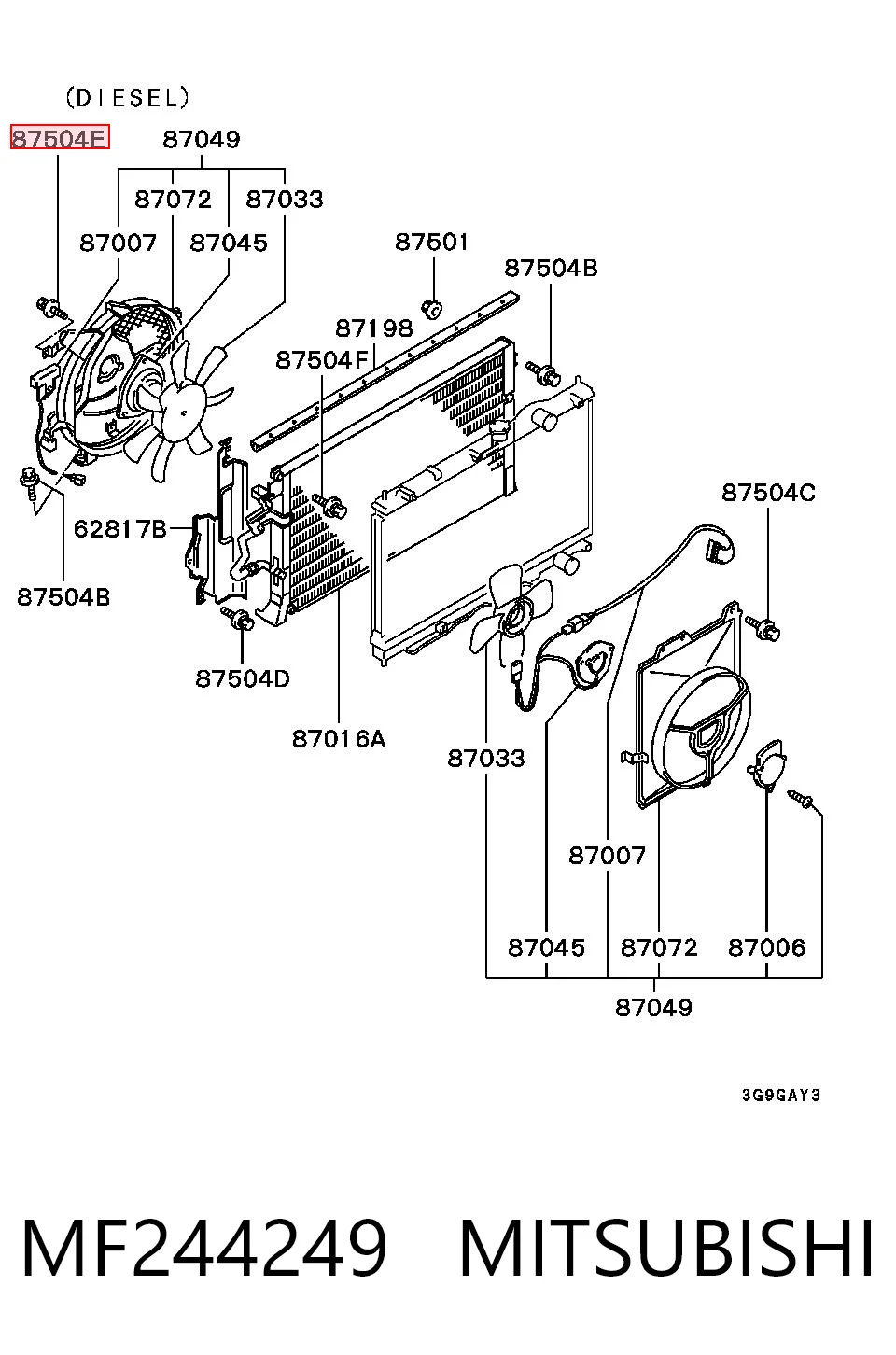 MF244249 Mitsubishi