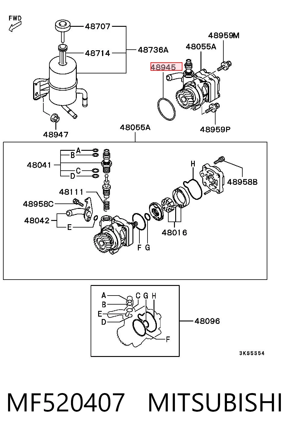 MF520407 Mitsubishi