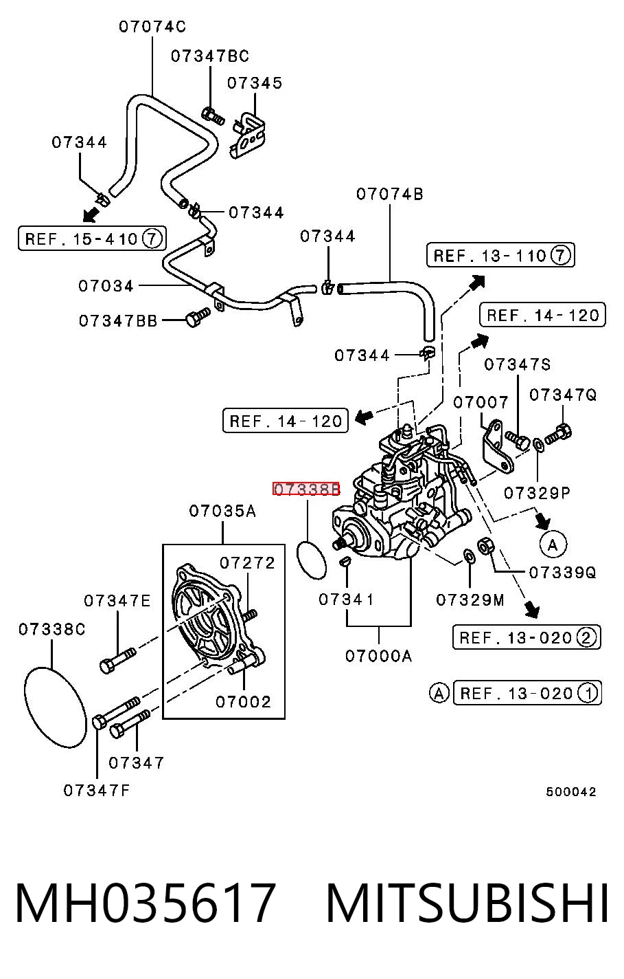 MH035617 Mitsubishi