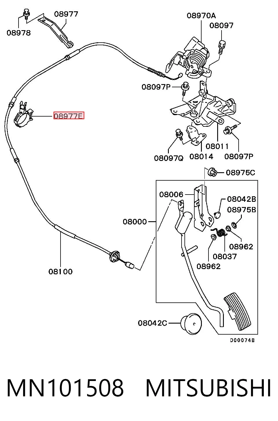 MN101508 Mitsubishi