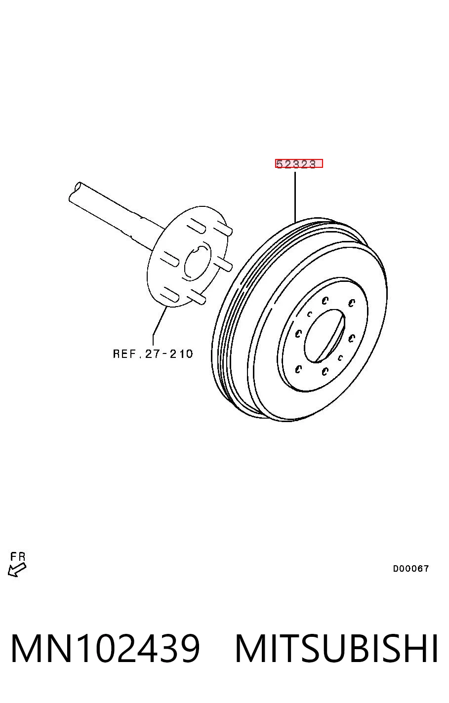 MN102439 Mitsubishi
