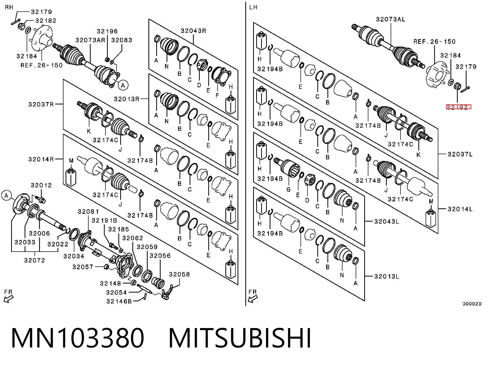 MN103380 Mitsubishi