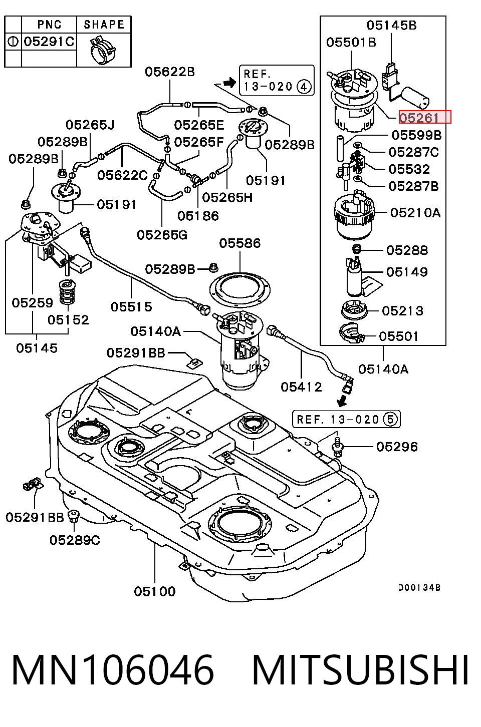 MN106046 Mitsubishi