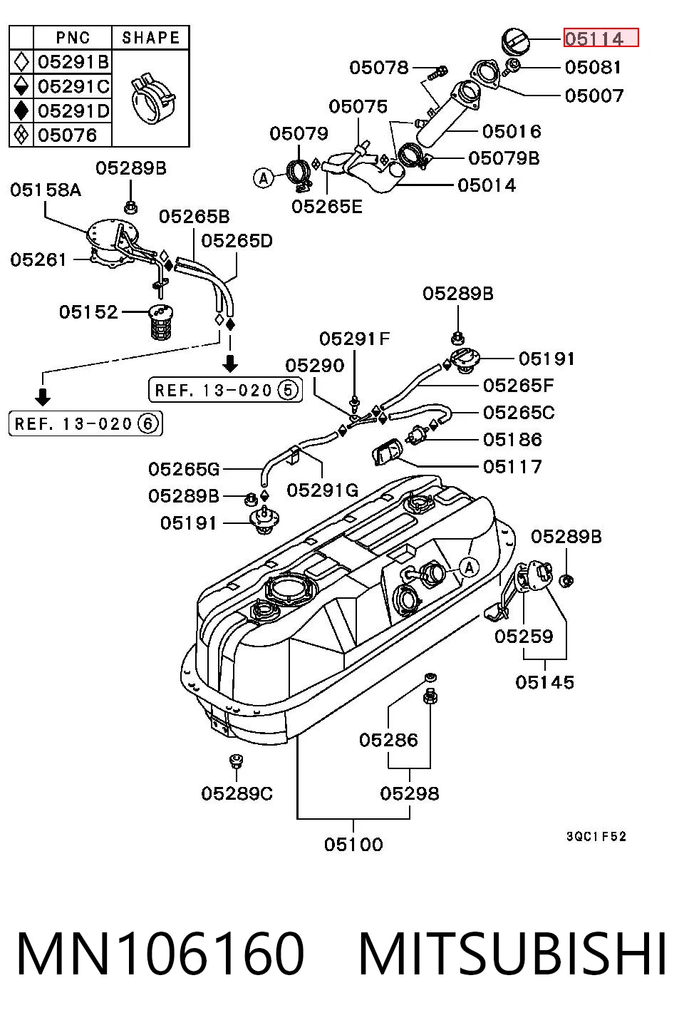 MN106160 Mitsubishi