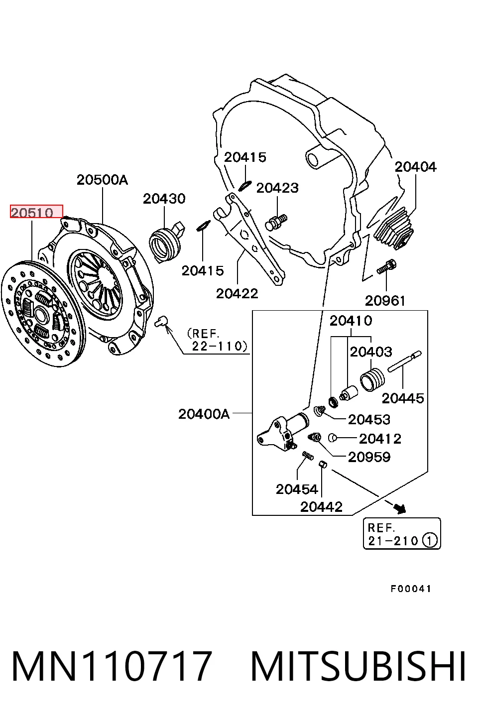 Disco de embraiagem Hyundai/Kia MB919427