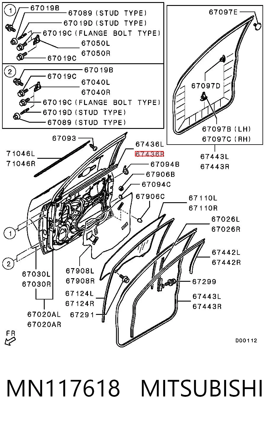 MN117618 Mitsubishi