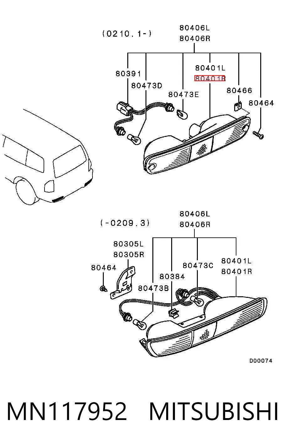 MN117952 Mitsubishi