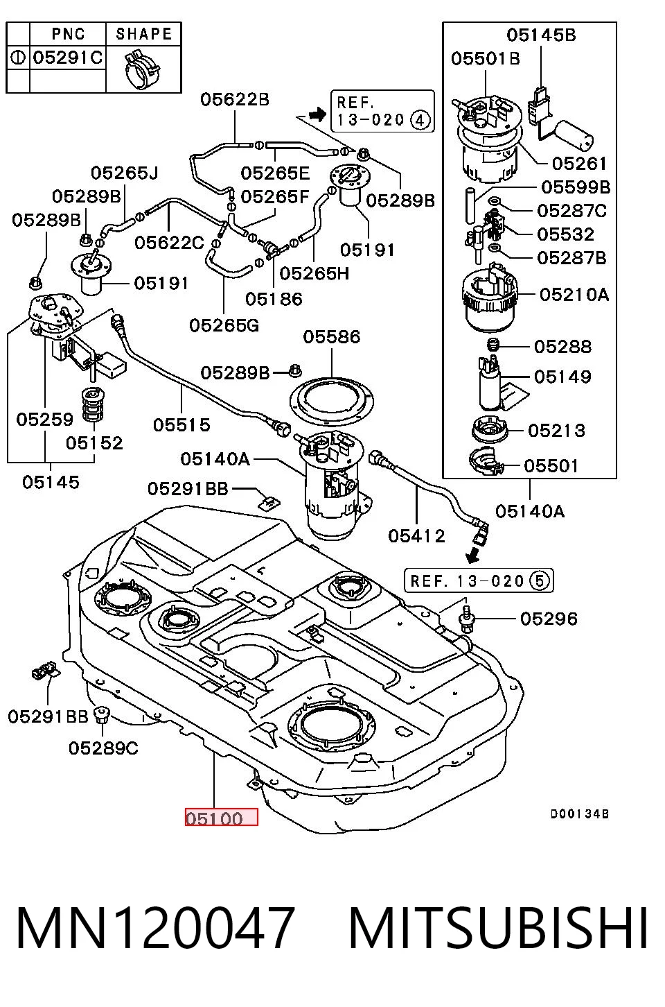 MN120047 Mitsubishi