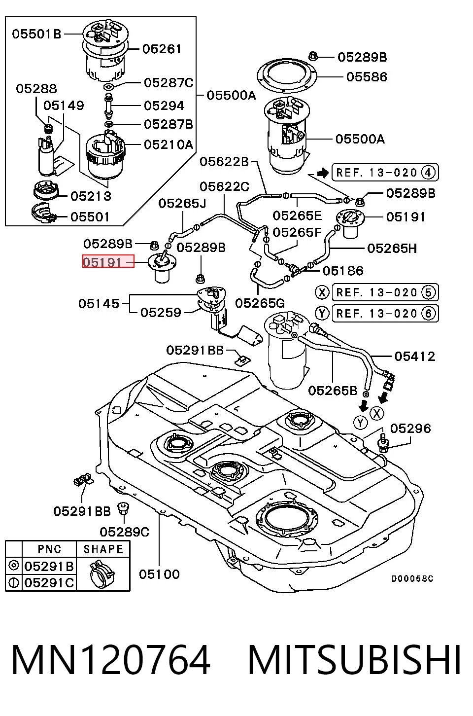 MN120764 Mitsubishi