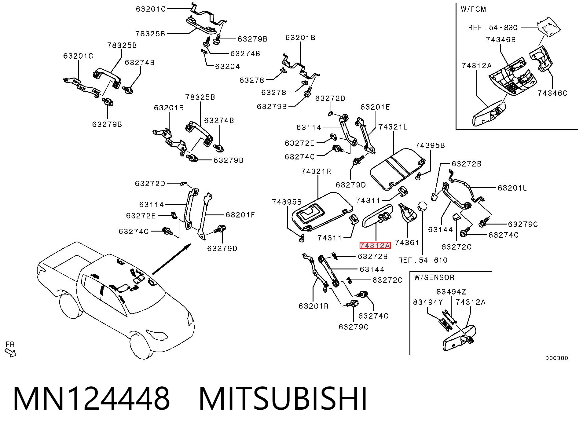 MN124448 Mitsubishi
