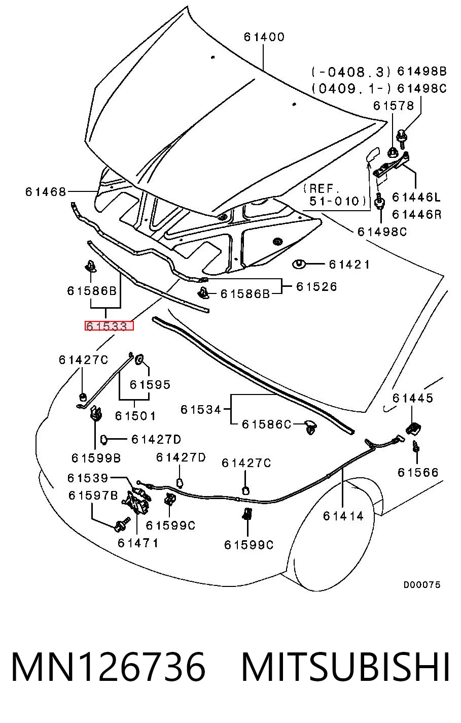 MN126736 Mitsubishi