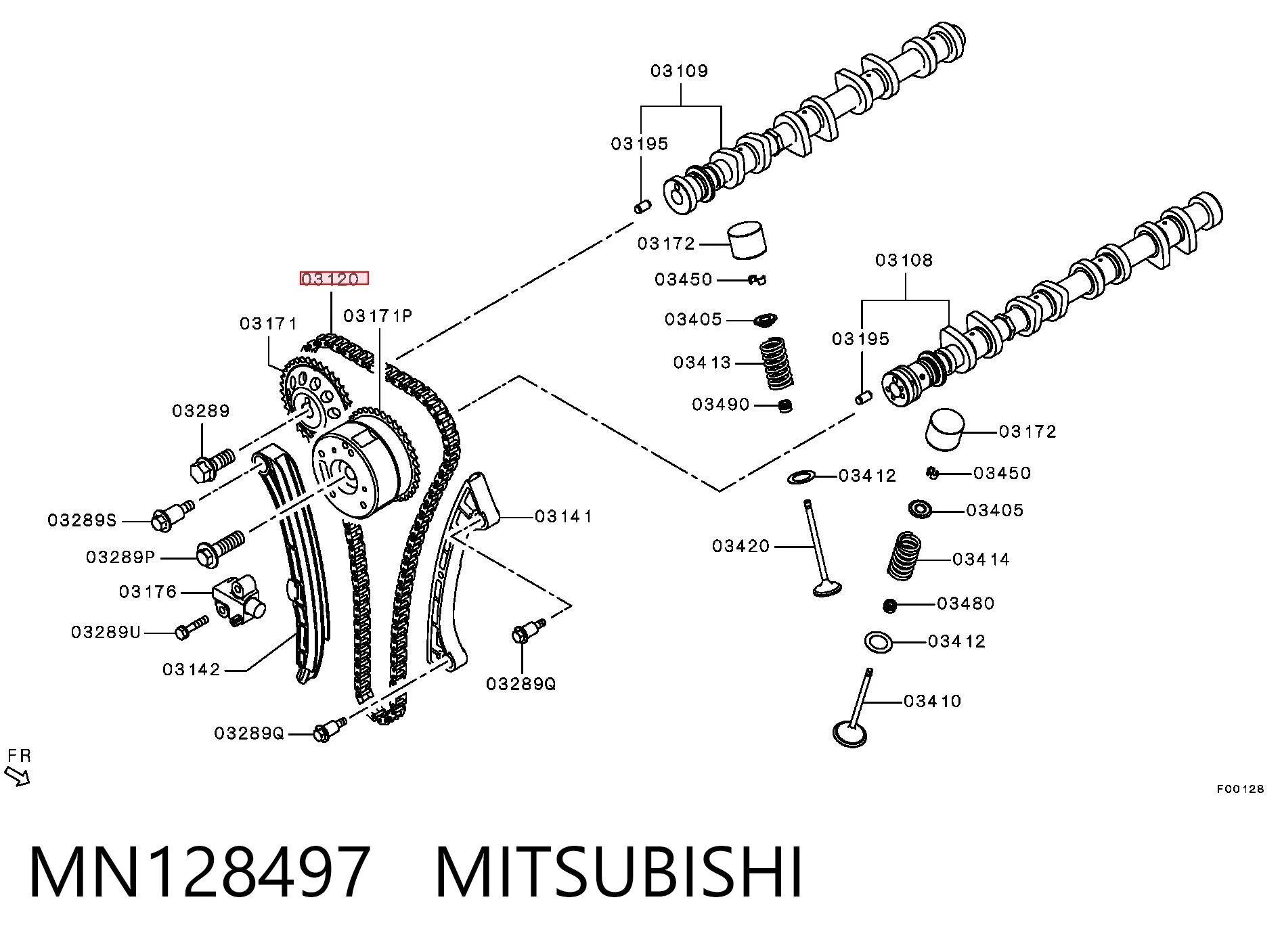 MN128497 Mitsubishi