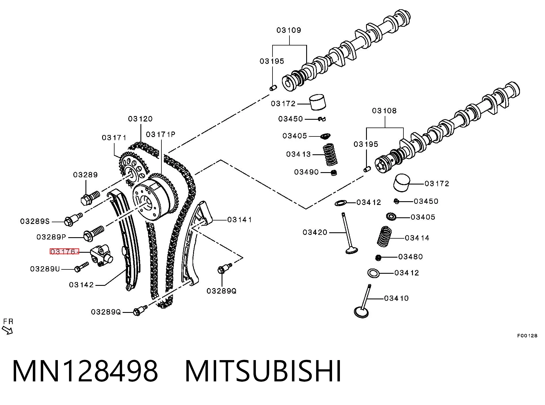 MN128498 Mitsubishi