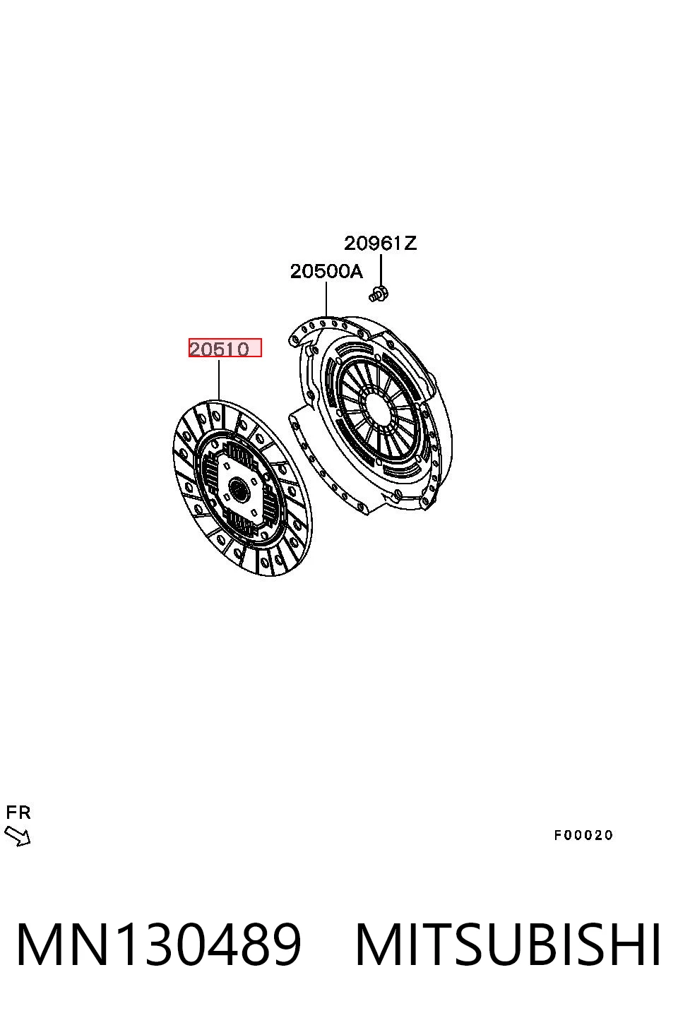 MN130489 Mitsubishi