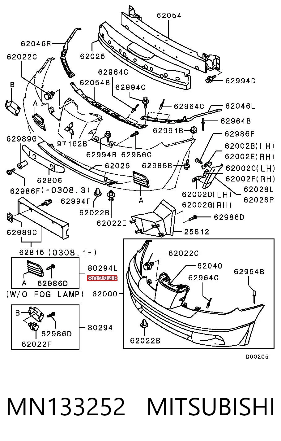 MN133252 Mitsubishi