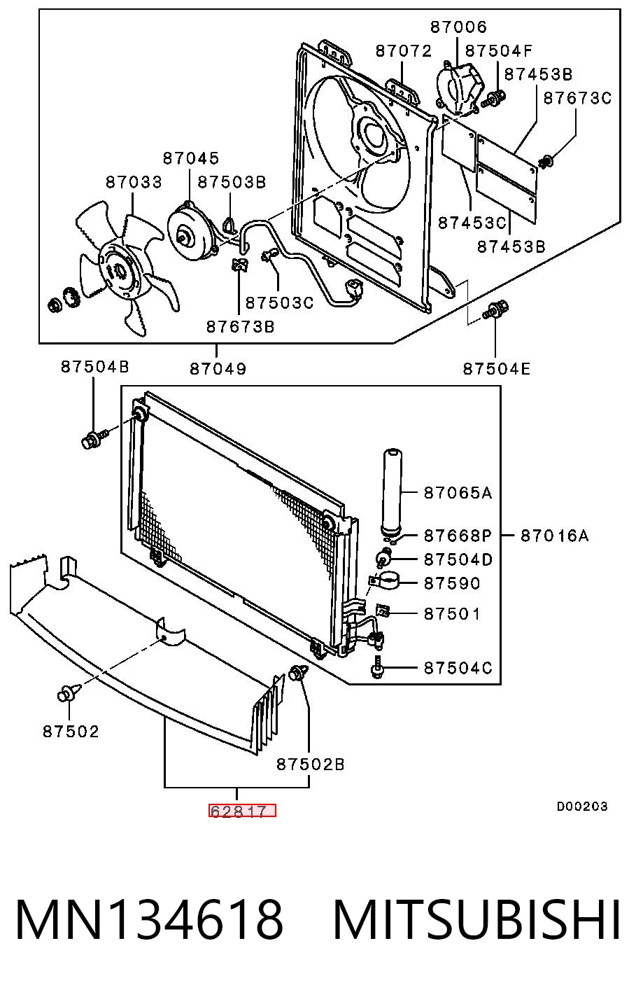 MN134618 Mitsubishi