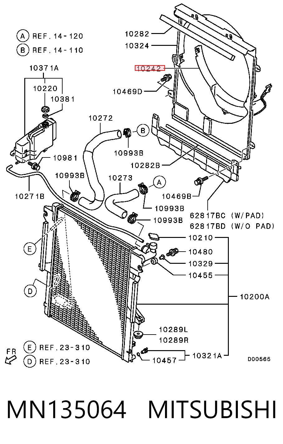 MN135064 Mitsubishi