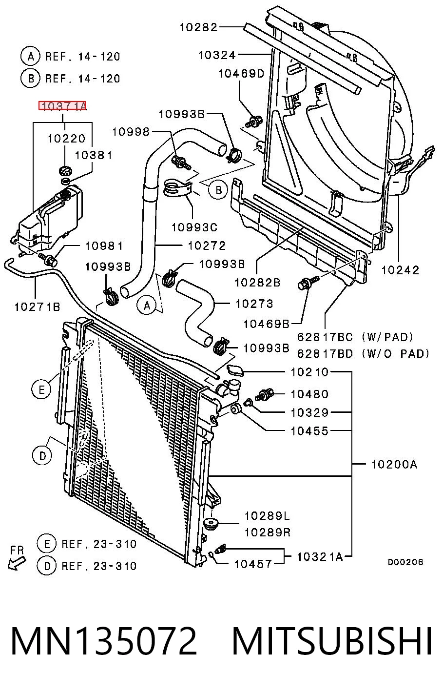 MN135072 Mitsubishi