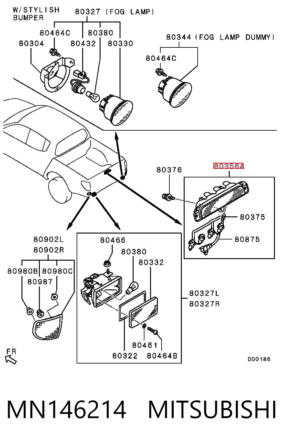 Sinal de parada traseiro adicional para Mitsubishi L 200 IV KA, KB