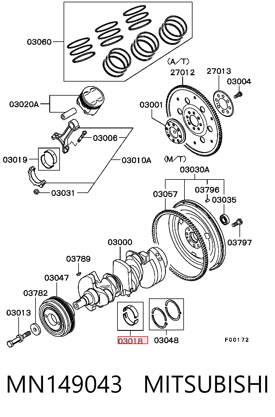 MN149043 Mitsubishi