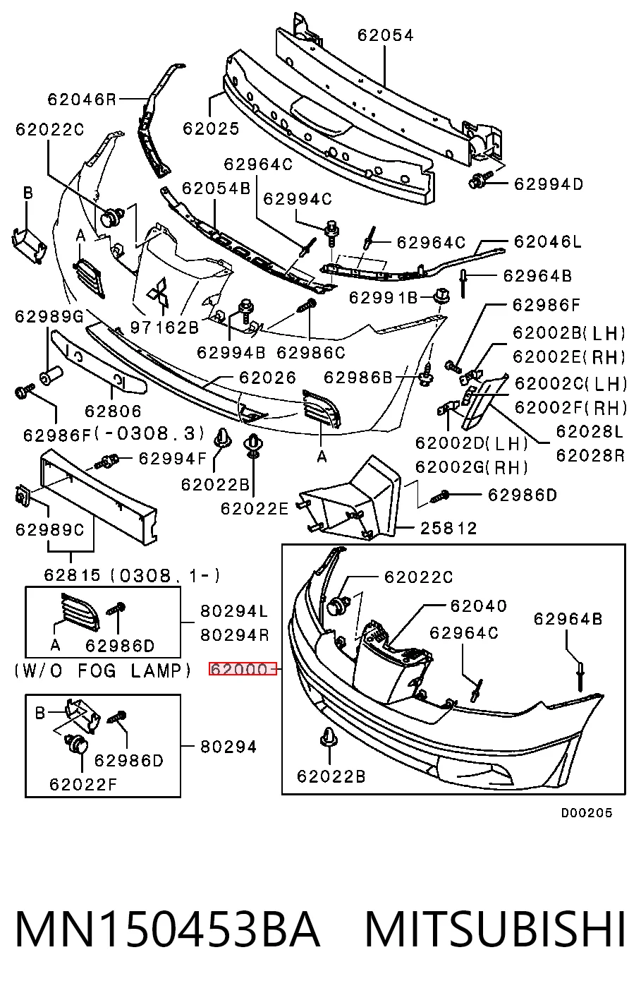 MN150453BA Mitsubishi