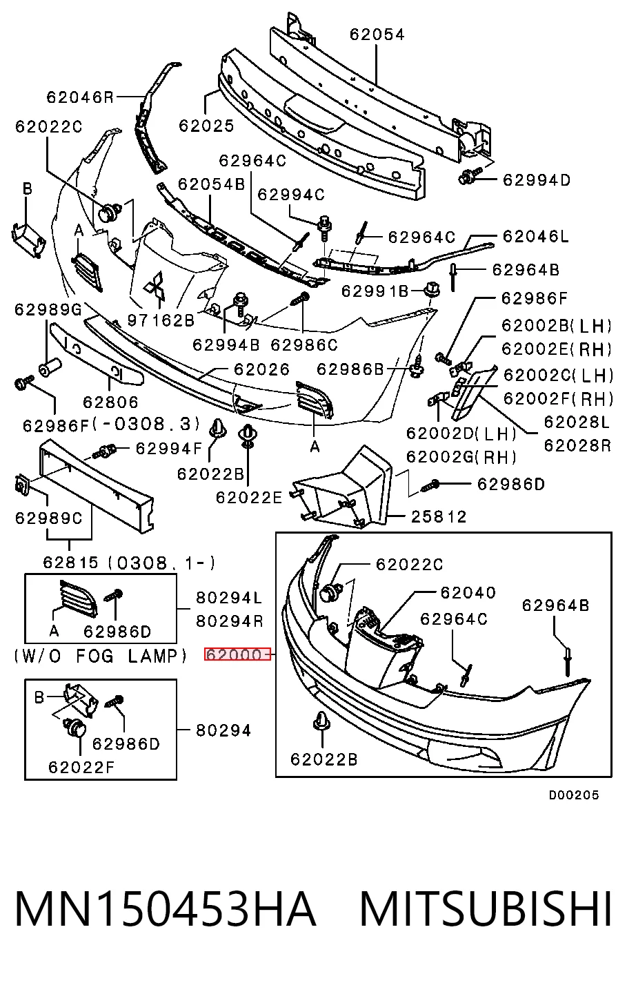 MN150453HA Mitsubishi