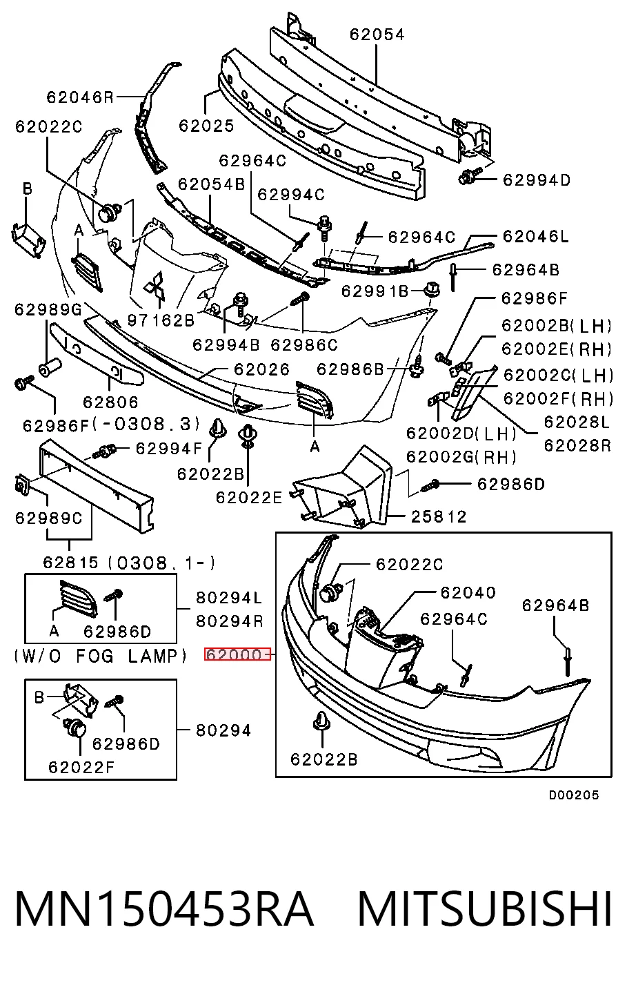 MN150453RA Mitsubishi