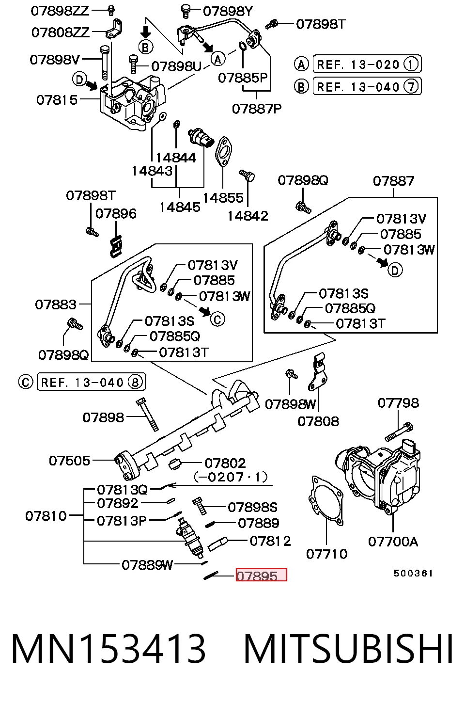 MN153413 Mitsubishi