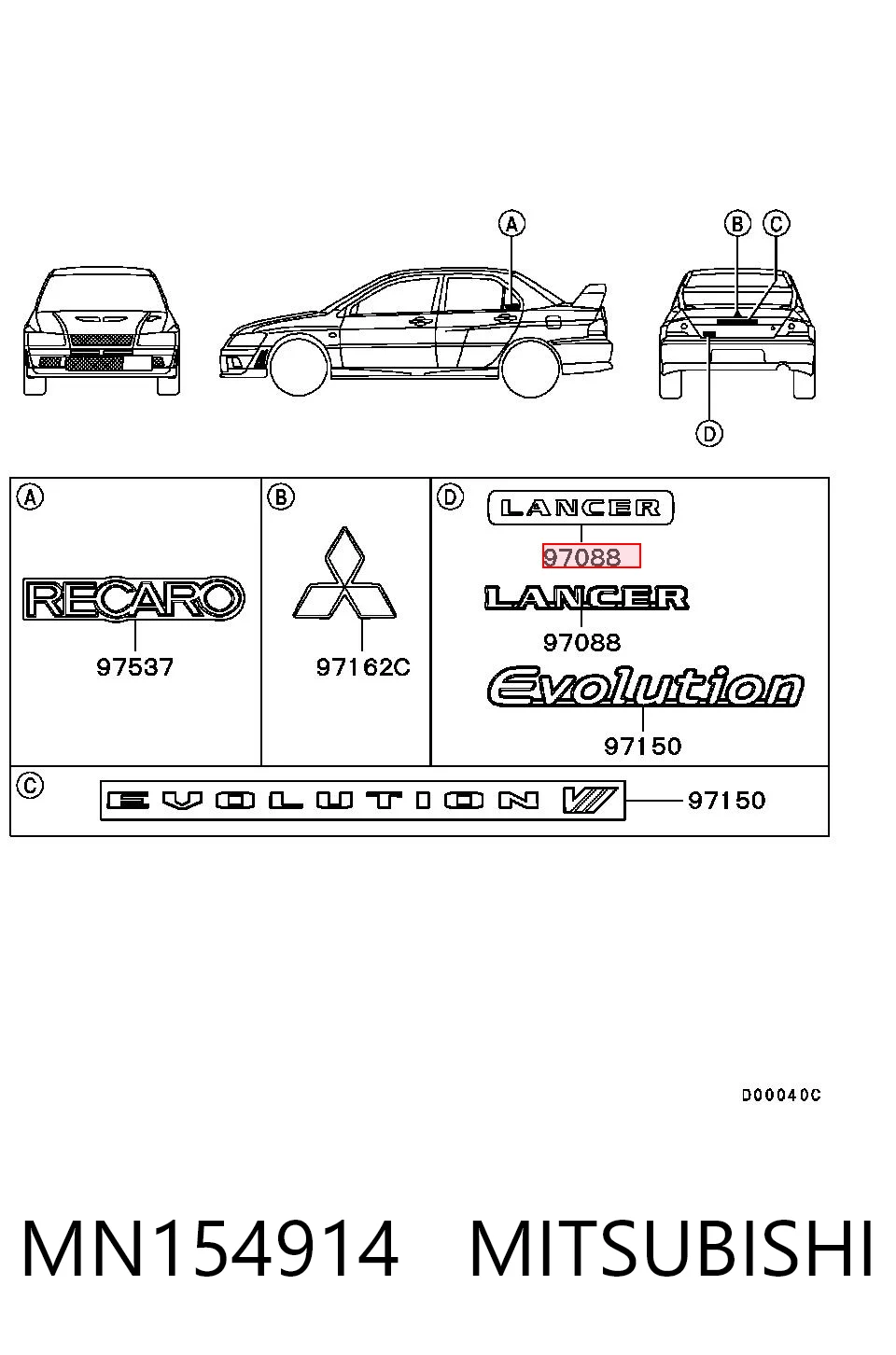 MN154914 Mitsubishi