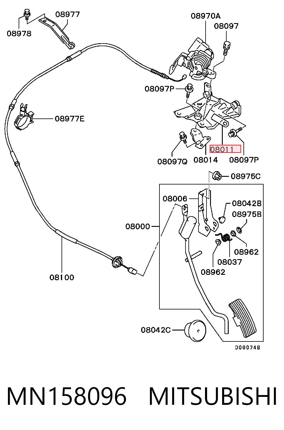 MN158096 Mitsubishi